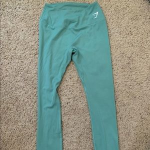 Gymshark,size small, turquoise, workout leggings